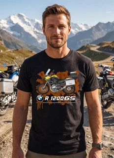 Pánske tričko s potlačou BMW R 1200 GS Adventure